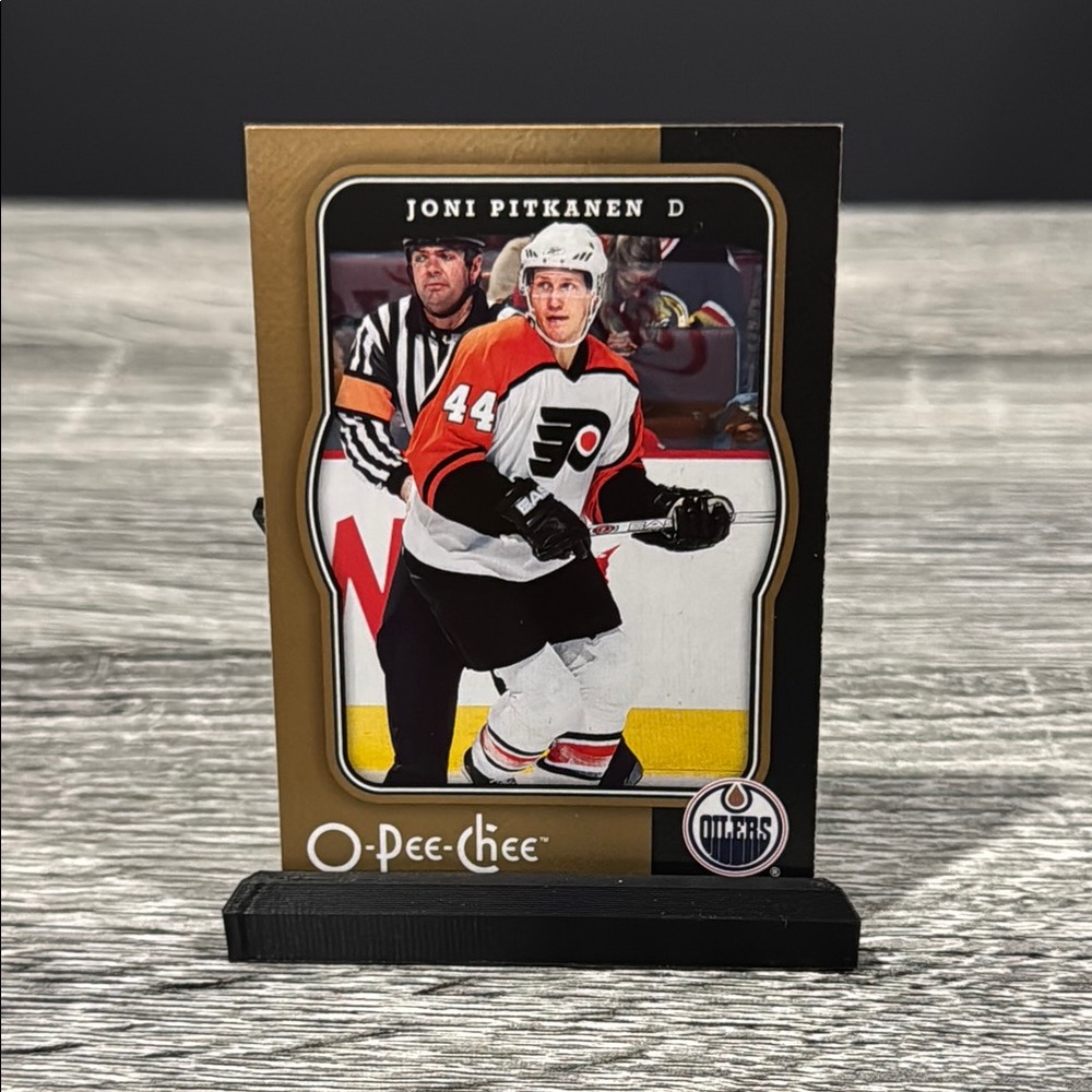 NHL | 2007-08 O-Pee-Chee Hockey #191: Edmonton Oilers: Joni Pitkanen (2007)